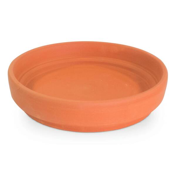 Prato de Cerâmica Redondo Terra Cota 2,8x13,2x13,2cm Cerâmica Ribeiro
