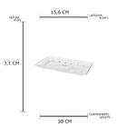 Prato De Cristal Dublin 30 X 15 5 Cm | Casa Del Grande