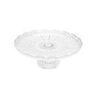 Prato De Cristal Para Bolos Wolf, Com Pé, 30x12cm - 25551