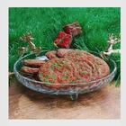 Prato De Cristal Sobremesa Prima Com 3 Pés 18x3,5cm - Lyor