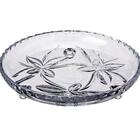 Prato De Cristal Sobremesa Prima Com 3 Pés 18x3,5cm - Lyor