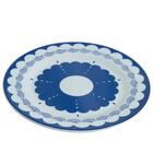 Prato De Melamina Raso Algarve 25x1.3cm Cv202393 Azul