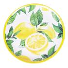 Prato De Melamina Sobremesa 22cm Cazza Citric