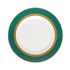 Prato De Mesa Vidro Temperado Doha Verde 31 Cm Gourmet Mix