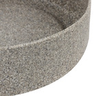 Prato de Polietileno Cumbuca 22x5,5cm Cinza