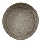 Prato de Polietileno Cumbuca 25,5x7cm Cinza