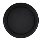 Prato de Polietileno Cumbuca 25,5x7cm Preto