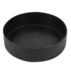 Prato de Polietileno Cumbuca 25,5x7cm Preto