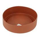 Prato de Polietileno Cumbuca 25,5x7cm Terracotata