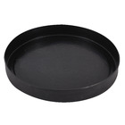 Prato de Polietileno Cumbuca 48,5x7cm Preto