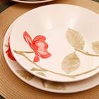 Prato De Porcelana Fundo Beauty 22cm 1 Peça - Oxford