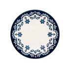 Prato De Porcelana Fundo Oxford Floreal Energy 23cm 1 Peça 67
