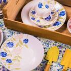 Prato De Porcelana Raso Azul Perfeito 26cm 1 Peça - Oxford