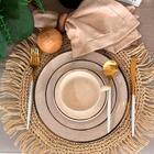 Prato De Porcelana Raso Oxford Brisa 26cm 1 Peça