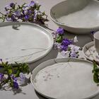 Prato De Sobremesa Campestre Cinza