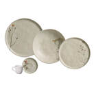 Prato De Sobremesa Campestre Cinza