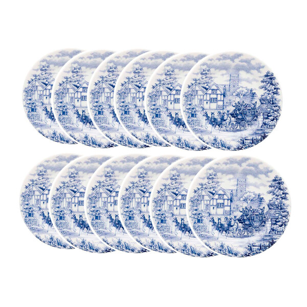 Prato De Sobremesa Cerâmica 18cm Donna Cena Inglesa 12 Unidad