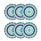 Prato De Sobremesa Cerâmica 18cm Estampa Donna Lola 6 Unidade