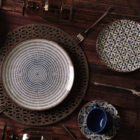 Prato De Sobremesa Cerâmica 20cm Porto Brasil Asteca