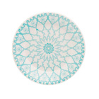 Prato De Sobremesa Cerâmica Estampa Donna Mandala 18cm 6un -