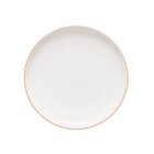 Prato De Sobremesa Copa E Cia Harmonie Cerâmica - Off White