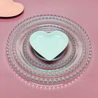 Prato De Sobremesa De Cristal Coraçao 20cm Lyor 1504