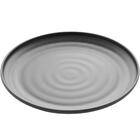 Prato De Sobremesa Em Melamina 18cm Preto Fosco Tóquio Lyor P