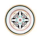 Prato De Sobremesa Estampado 20cm