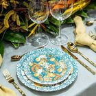 Prato De Sobremesa Florado Ø19cm