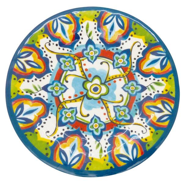 Prato De Sobremesa Linha Étnica 22 Cm