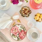 Prato De Sobremesa Peony Rose