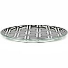 Prato De Vidro Decorativo Redondo Aruak Médio 18 X 2 Cm | Cas