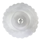 Prato De Vidro Egípicio Transparente Resistente Luxo Estrela