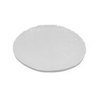 Prato Decorativo Cerâmica Lyor Banana Leaf 24 5x3cm Branco