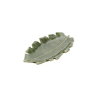 Prato Decorativo De Ceramica Banana Leaf Verde 4335 Lyor