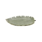Prato Decorativo De Ceramica Banana Leaf Verde 4336 Lyor