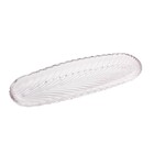 Prato Decorativo De Cristal Leaf 4473 Lyor