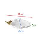 Prato Decorativo Porcelana Folha E Passarinho Qe0005 St2156