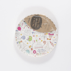 Prato descartável festa colorir 8und 14cm Zôdio