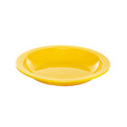 Prato Elegance Fundo Redondo 22cm Amarelo Em Polipropileno Li