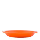 Prato Elegance Fundo Redondo 22cm Laranja Em Polipropileno Li