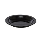 Prato Elegance Fundo Redondo 22cm Preto Em Polipropileno Linh