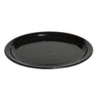 Prato Elegance Raso Redondo 25cm Preto Em Polipropileno Linha