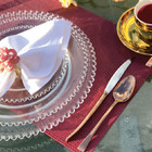 Prato Em Cristal Wolff Pearl 27cm