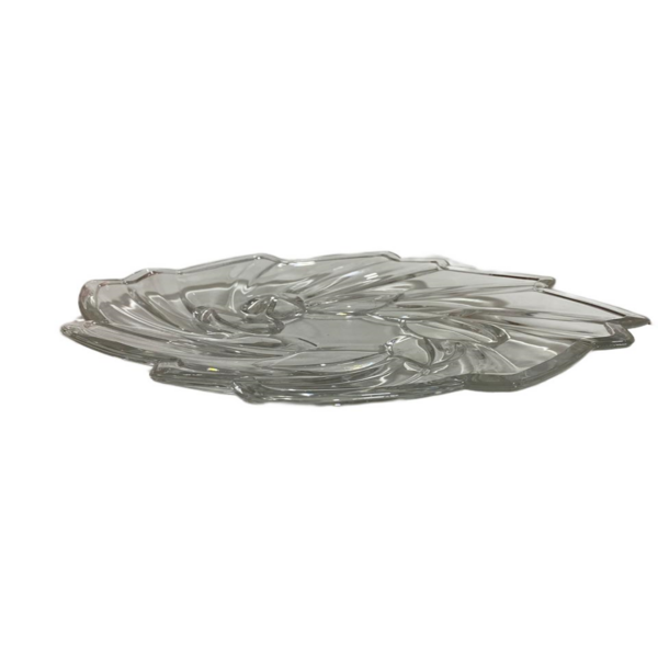 Prato Fruteira Boleira Aspiral Folhas Decorativa Fc1225