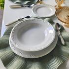 Prato Fundo 23cm Linha Pomerode Branco Porcelana Schmidt