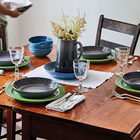 Prato Fundo Cerâmica 22cm Oficial Le Creuset Azul Marseille