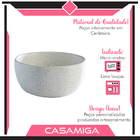 Prato Fundo Cerâmica 611ml Orion Reativo Branco