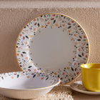 Prato Fundo Cerâmica Ashley 587ml Amarelo