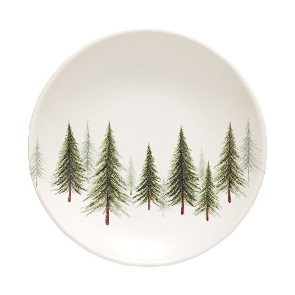 Prato Fundo Copa E Cia Aquarelle Natal Cerâmica - Pinheiros